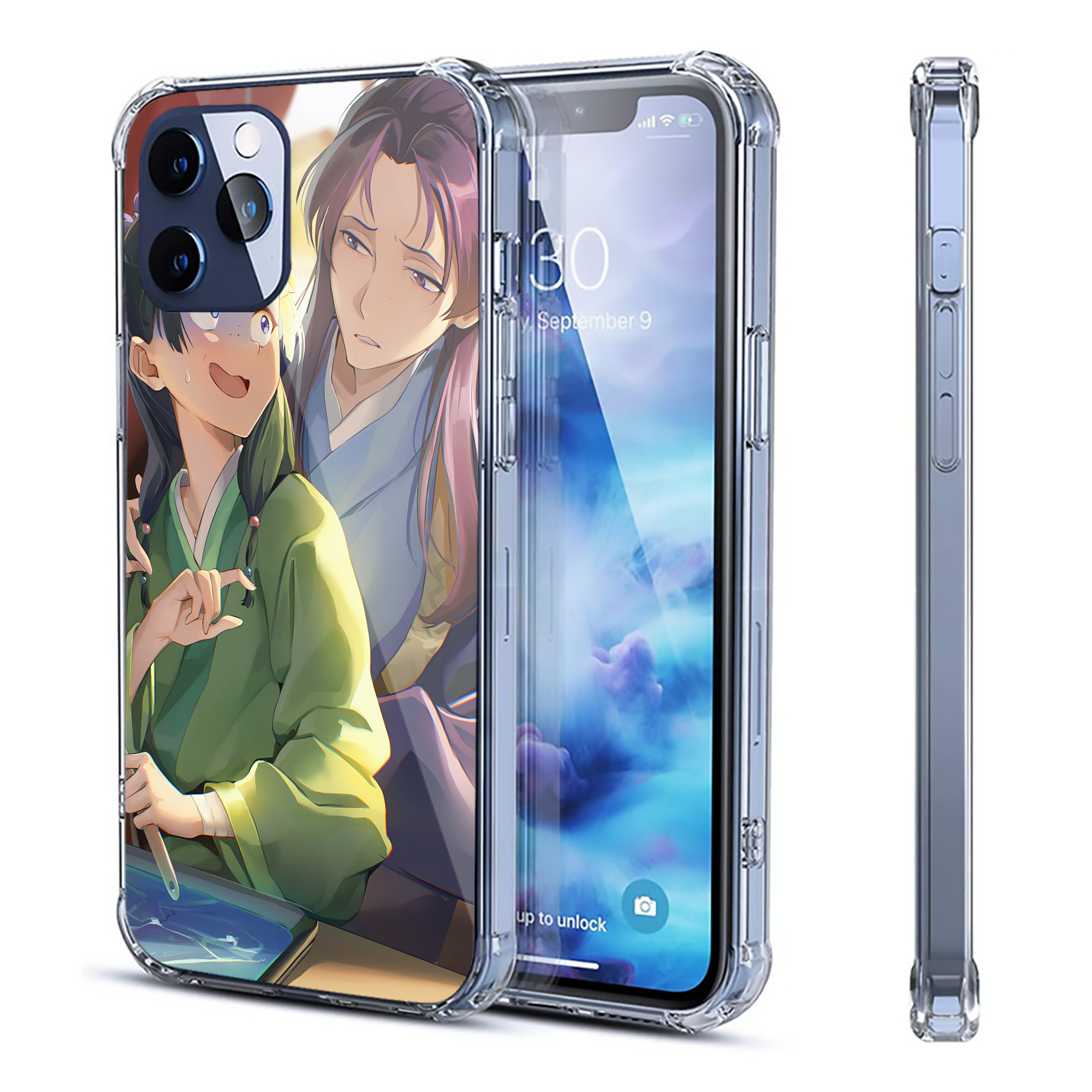 （画像用） 薬屋のひとりごと The Apothecary Diaries 【iPhone 12シリーズ対応】透明スマホケース（クリアソフトケース）
